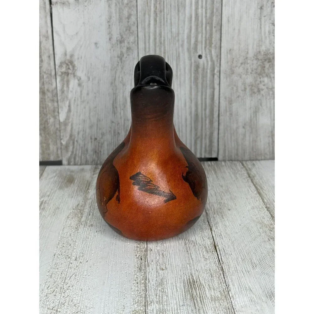 Vintage R.Galvan Signed Pottery Mexican Wedding Vase - Picture 4 of 7